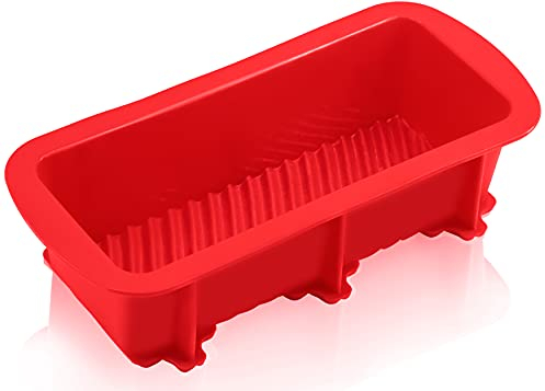 Anaeat Silikon Brot- und Kastenform, Antihaft-Backform - Einfach herauszulösen! Flexible Silikonbackform für hausgemachtes Brot, Kuchen, Hackbraten, Brownies, BPA-frei & Ofen- und spülmaschinenfest