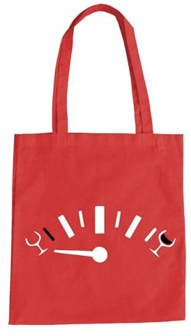 Wein Anzeige Glas Baumwolltasche - Sauvignon Merlot Chianti Glas Zeiger Rot