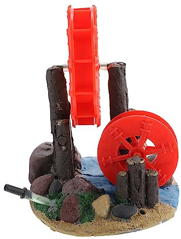 PRETYZOOM Wear-resistant Fake Windmill Aquarium Decor Lightweight Oxygen Pump Ornament for Fish Tank Safe for and Compact Design Your Aquarium Aesthetic