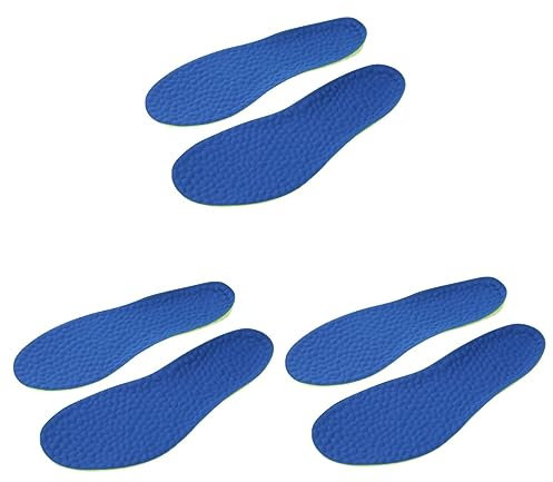GLEAVI 3paare Tpu Sporteinlegesohlen Mit Schweißabsorption Atmungsaktive Und Stoßdämpfende Fußsohlenpolster Anpassbare Fitness-schuhe Einlagen