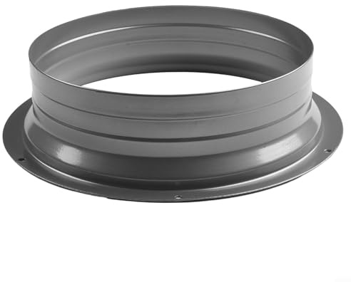 Sileduove 4-10 Zoll Wandflansch für Klima und Lüftungssystem, Rundrohrflansch Aluminiumrohr Luftbelüftungsschlauchanschluss Auspuff(200mm)
