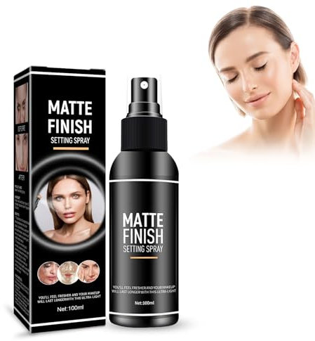 Grgowe Spray Fixateur De Maquillage, Contrôle L'Huile Résistant Transpiration, Hydratant, Mat, Longue Durée, Transparent