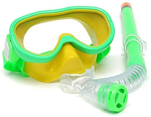 HTDVIG Maschera da Snorkeling Integrale Maschera da Sub Bambini Occhiali da Sub in Silicone Set di Occhiali Maschera da Sub Nuoto Immersioni per Snorkeling