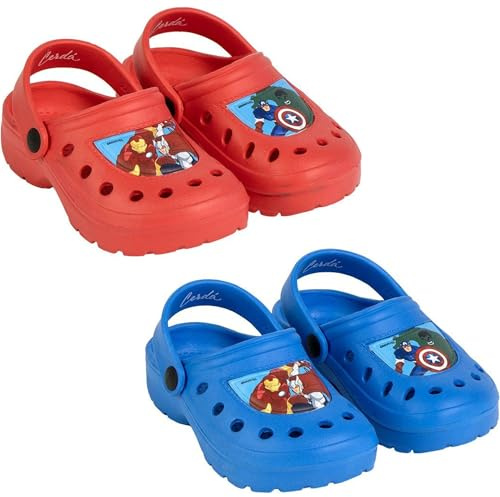 Zuecos Avengers Niños Licencia Oficial Calzado Cómodo y Ergonómico Suela Antideslizante y Diseño Exclusivo