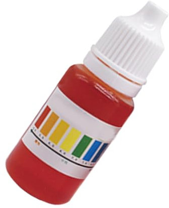 Goowafur Testeur de pH de l'eau, gouttes de test de réactif PH - Testeur de qualité de l'eau 10 ml, ph-mètre pour l'eau - Testeur de niveaux de PH Portable, testeur d'eau d'aquarium pour eau de mer