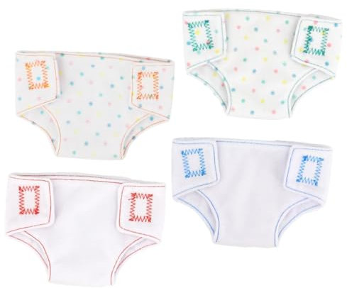 ERINGOGO 4stücke Dekorative Puppen Höschen Spielzeug Puppe Unterwäsche Unterhose Puppe Kleid up Kleidung Zubehör Für Puppenkleidungszubehör