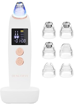 Beautifly - Dispositivo de Mesoterapia RevitaDerm PRO – Tratamiento Facial con Microcorrientes y Luz LED, Reducción de Arrugas y Poros