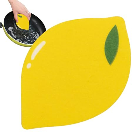 Spugne Per Cucina - Spugne Abrasive Multiuso,Spugnette Forma Frutta con Lato Ruvido per Lavare Stoviglie, Pentole, Griglie, Piastrelle, Vasche da Bagno e Superfici