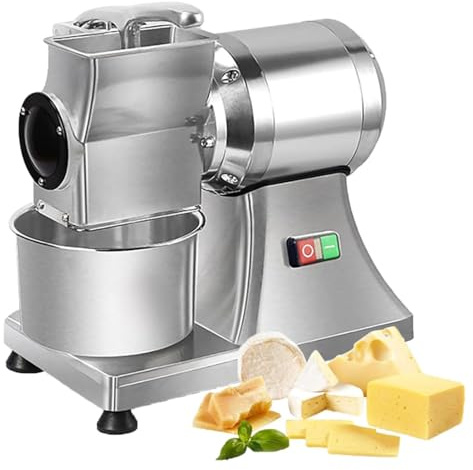 Grattugia elettrica per formaggio, ad alta potenza, 550 W, macina 40 kg/ora, perfetta per formaggio, burro, pane, arachidi e briciole