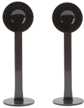 2Pcs Black 2-in-1 Espresso Coffee Bean Spoon Tamping Scoop Tamper Tea Tool for Bean Spoon Measuring, Scoops, Tea and Espresso