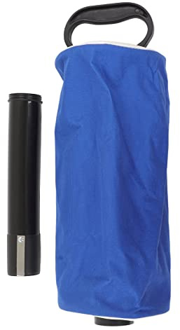 BSLSVGE Borsa per Raccolta Palline da Golf con Tubo di plastica Staccabile, Manico in Gomma, Grande capacità, può Contenere 80 Palline per la Pratica e l'allenamento del Golf all'aperto (Blu)