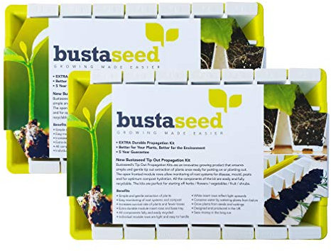 Bustaseed Reusable Extra Durable Tip Out Plant Propagation Kit Twin Pack