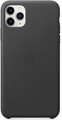 Apple Leder Case (für iPhone 11 Pro Max) - Schwarz - 6.5 Zoll