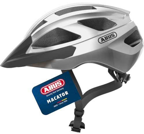 ABUS Macator road bike helmet - sporty bike helmet for beginners - also for pigtail wearers - for men and women