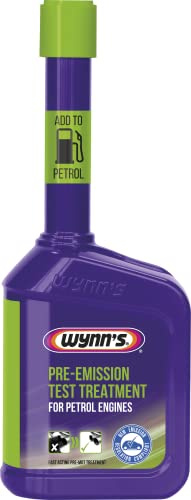 Wynn's Petrol Pre-MOT Emission Test Fuel System Injector Cleaner - 325ml | Reduces CO, HC & Exhaust Smoke - Cleans Injectors & Improves Combustion - Treats Catalytic Converter & GPF