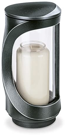 legendURN Grave lantern aluminium in several colours | Cremation Urn for Ashes