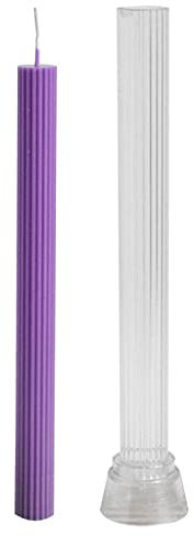 Pomrone Kerzen-Gießform Kerzenform 3D Säule Silikonform Für Stumpenkerzen Herstellung DIY