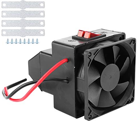 12V 260W Riscaldatore di Riscaldamento per Auto, Auto Riscaldatore Ventilatore Demister Sbrinatore Ad Aria Calda Auto Ventola Riscaldatore d'aria per Piccolo Spazio, Condizionatore (1 Pz)
