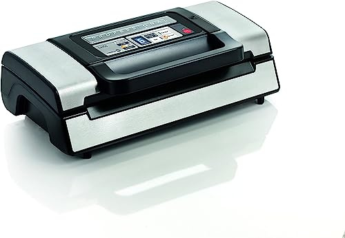 LAICA Food Vacuum Sealer Machine Pro VT3120 - Professional Performance at Home - Dual Pump & Double Sealing for a Powerful Vacuum - Quick Marinate, Roll Holder & Canister Compatibility - With Rolls