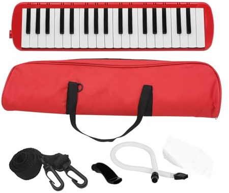 Melodica de 37 teclas,Juguete melodica de 37 teclas - Piano de aire divertido,Instrumento musical melodica para, teclado de piano musical portátil para, conveniente