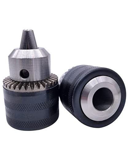 Federspannzangen-Set, 1,5–13 mm, B16 3/8 Umwandlung, Bohrfutter, 1/2 M12 x 1,25 Schraubenschlüssel in elektrische Bohrmaschine, schlüssellos, 3-Backenfutter, Drehmaschine, Fräswerkzeug (1,5–13 mm M12)