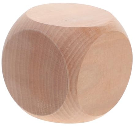 Abaodam Dadi Vuoti in Legno Blocchi Fai Da Te Lati Blocchi Di Legno Angoli Arrotondati Per Puzzle Artigianato Giochi Da Tavolo Feste e Progetti Creativi