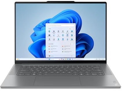Lenovo Yoga Slim 7 15ILL9 15.3 Touchscreen AI Copilot+ Aura Laptop, Intel Ultra 7 256V, 16GB RAM, 1TB SSD, Intel Arc Graphics, 2.8k 2880 x 1800, Windows 11 Home, Grey, UK keyboard