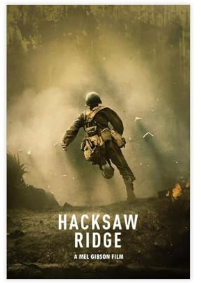 Hacksaw Ridge Vintage Movie Poster Canvas Poster Bedroom Decor Landscape Office Room Decor Gift 08x12inch(20x30cm)