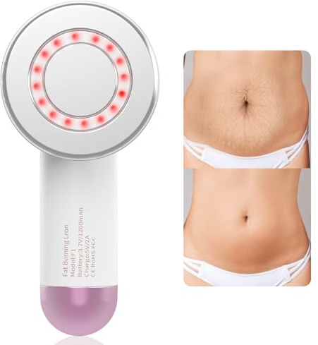 AISEELY Anti Cellulite Massagegerät,EMS Pulse & Wärme, 3 Modi & 15 Stufen, Kabellos für Taille, Bauch, Beine, Arme, Gesäß - Geschenkidee für Frauen und Mütter