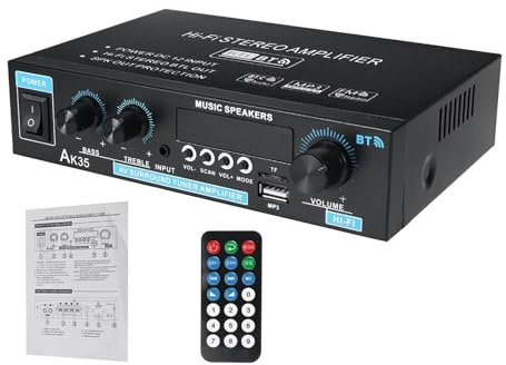 Amplificatore, 40. 0W + 400W. Ricevitore Bluetooth Amplificatore digitale Mini 2.0 canali USB Music Player Stereo Home/Auto Audio marino AMP