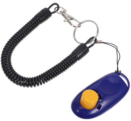 Levemolo Robuster Abs Clicker für Hundetraining mit Mehreren Sounds Vielseitig Einsetzbar für Hunde Aller Rassen und Altersgruppen Leicht Tragbar für Katzen Welpenerziehung
