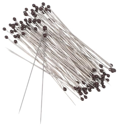 HEALSOPTHY 100 Aiguilles À Insectes Pour Spécimens Épingles De Conservation D'Insectes En Acier Inoxydable Kit D'Épingles De Fixation Pour Spécimens D'Insectes Cadre