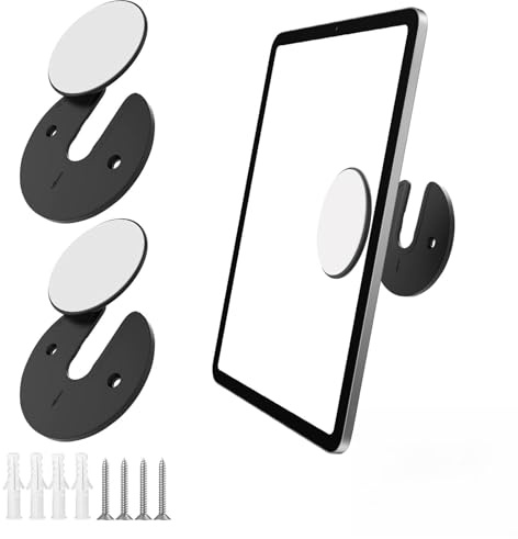 2 Pack 90 Degrees Rotating Round Adjustable Tablet Holder Device Storage