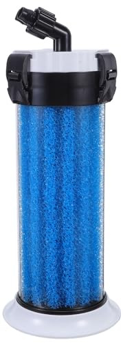BAZEITFLOW Außenfilter Aquarium Kanisterfilter Leiser Aquarienfilter mit Filtersystem und Sauerstoffpumpe für Schildkrötenbecken und Tropische Aquarien