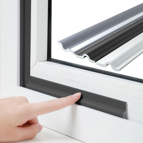 Esufeir Joint d'étanchéité auto-adhésif isolant acoustique pour fenêtres froides en aluminium, bas de porte extérieure 8 m