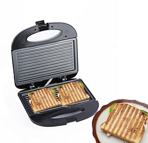 Waffelautomat 2-Slice Waffle Iron Waffeleisen Double-Sided Uniform Heizung Elektrische Waffelmaschine Antihaft-Beschichtete Platte Automatische Temperaturregelung Für Waffeln, Rösti, Omelett(Grill)