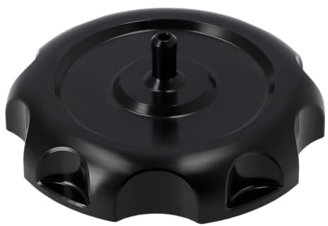 CNC Tankdeckel mit Entlüftung, Racing Optik, Schwarz - für Simson S50, S5