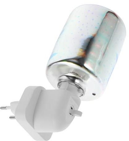 UKCOCO 1 Stück Duftlampe Elektrische Aromatherapie Lampe Rauchfreier Wachs für Zuhause und Büro für Spa Yoga Nachttischlampe