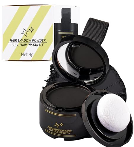 Polvo de línea de línea para mujeres - 4G Root, Cubre de tapa rápida Corrector gris | Tinte de raíz de cabello impermeable, de cubierta de la raíz impermeable, polvo de sombreado largo p