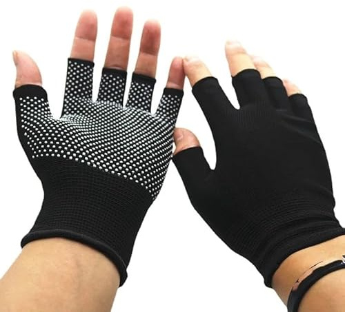 LIUCHUCHU Fitness Handschuhe Gym Handschuhe Fitness Gewichtheben Bodybuilding Trainingshandschuh for Männer Frauen M/L/XL(Black 2,L)