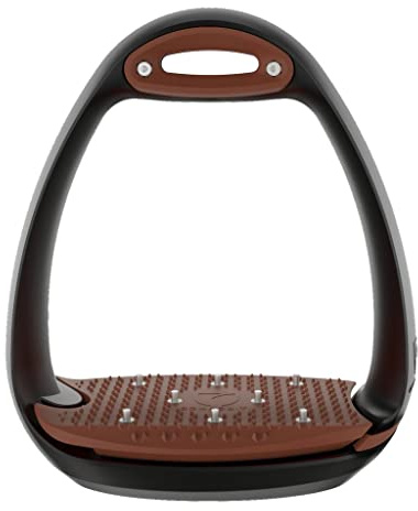 COMPOSITI Eole Pro Steigbügel, schwarz/bruin