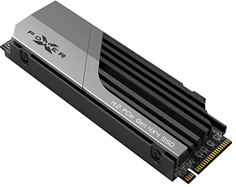 Silicon Power 2TB XS70 – funktioniert mit PlayStation 5, Nvme PCIe Gen4 M.2 2280 interne Gaming SSD R/W bis zu 7.300/6.800 MB/s (SP02KGBP44XS7005)