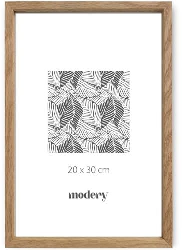 Modery cornice 20x30 da parete per foto e poster, cornice in legno di rovere naturale per fogli 20x30 (20x30cm, Rovere Naturale)