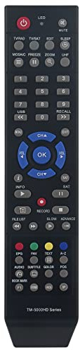 TM-5000HD VINABTY Telecomando infrarosso di ricambio per Technomate TV TM-5402 Ricevitore digitale satellitare di serie