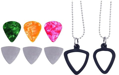 Generic Gitarren Pick Halter, Plektrum Anhänger für E Gitarre, Klassische Gitarre