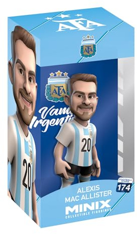 MINIX - Football Stars #174 – AFA Argentinien – Alexis Mac Allister 20 – Sammelfigur 12 cm