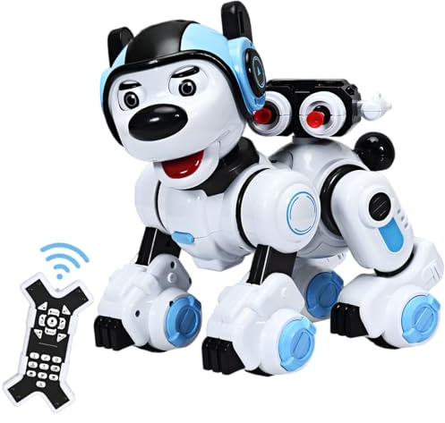 Intelligenter Roboter für Kinder mit künstlicher Intelligenz Hund Polizist interaktiver Programmierbarer Hund Roboter Ferngesteuerter Infrarot Fortschrittliche Technologie Touch Sprechen und Bellen