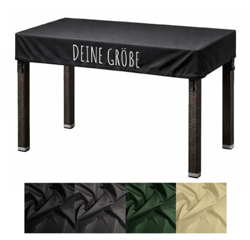 Maßgeschneiderte Personalisierte Tisch Abdeckung für Gartentische | Outdoor Tischplatte Schutzhülle | Atmungsaktiv, Windabweisend und Wasserabweisend | Tisch Hülle Personalisiert auf Maß [131]