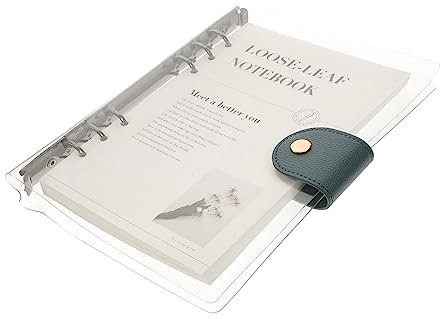 LALAFINA Transparentes Loseblattbuch Schublade Notizbuch Tab Bleistift Dokumentieren Nachfüllungen Maschine Bindemittel Schreibtisch Bogen Digital Bindung Wiederverwendbar Leer Zu Block Pvc