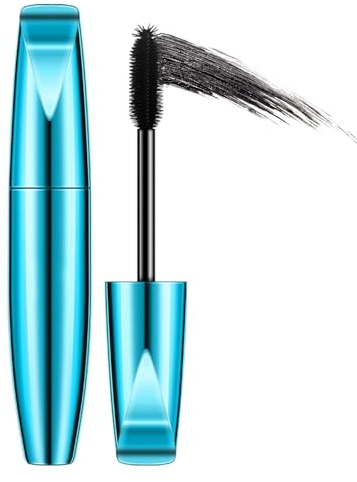 Wimperntusche Wasserfest, 5D Schwarz Mascara für Extra Definition & Volumen, Lang anhaltende & Wischfest Wimperntusche Lange Wimpern, Volumizing & Curling Mascara Augen Makeup, Falscher Wimpern Effekt